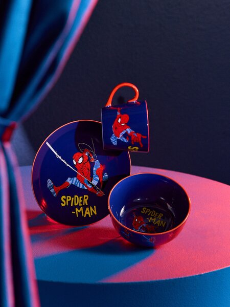 Sinsay - Keramický tanier Spider-Man - viacfarebná