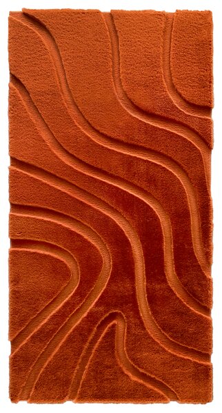 KONDELA Koberec, tehlová/3D vzor, 80x150, PUFIN TYP 2