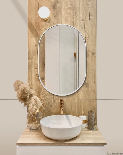 Zrkadlo Ambient Slim White Rozmer: 60 x 80 cm
