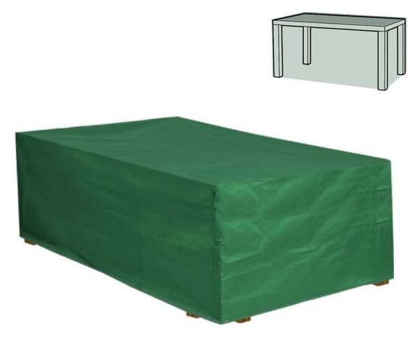 Ochranný obal na záhradný stôl Kaver Typ 16 130x79x71 cm - zelená