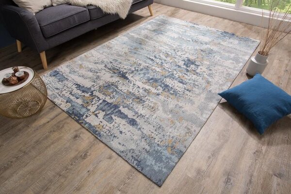 Invicta Interior - Dizajnový koberec ABSTRACT 240x160 cm modrá bavlna