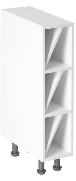 KONDELA Dolná skrinka D20W, biela, PROVANCE