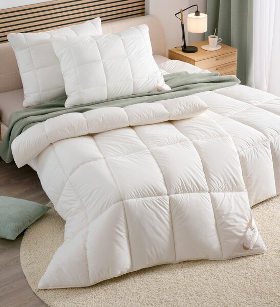 CELOROČNÁ PRIKRÝVKA, 140/200 cm, polyester, rúno, duté vlákno, lyocell, kapok Schlafmond - Prikrývky & vankúše