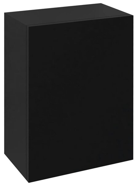Sapho TREOS skrinka horná dvierková 35x50x22cm, pravá/ľavá, čierna mat