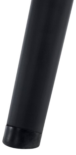 KONDELA Kreslo s podnožou, biela Velvet látka/čierna, HABEN