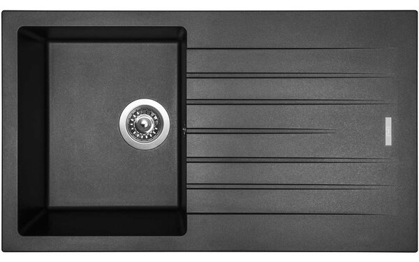 Granitový drez Sinks PERFECTO 860 Metalblack