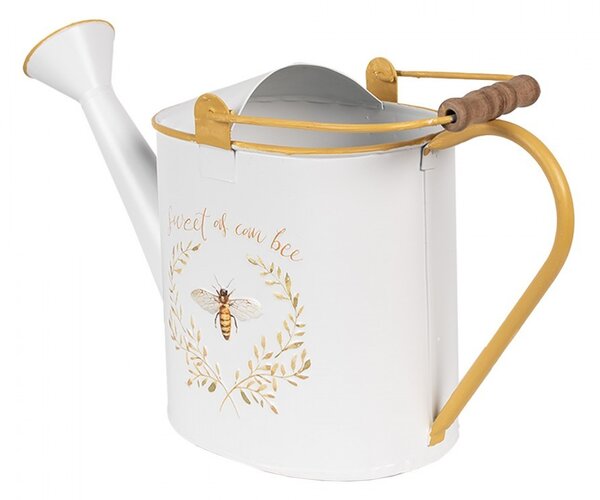 Dekoračná plechová kanva so včielkou Sweet Bee - 39*13*21 cm - Clayre & Eef