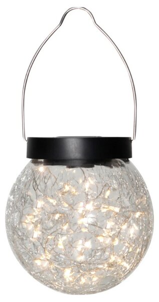 Závesný solárny lampáš GLORY 13 cm