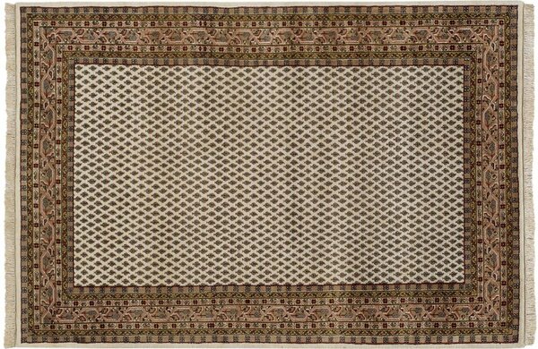 Béžovo hnedý klasický vlnený koberec Leetschi Mir ASS Karamelový 1,40 x 2,00 m