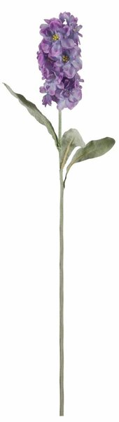 Umelá kvetina MATTHIOLA 56 cm, fialová