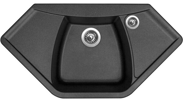Granitový drez Sinks NAIKY 980 Metalblack