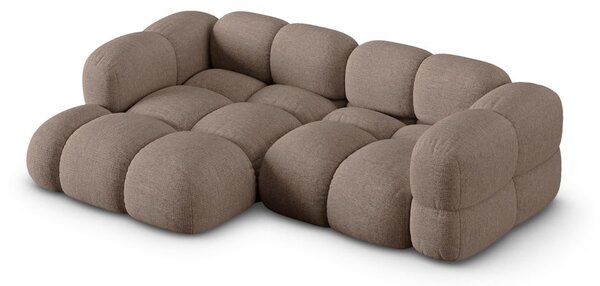 Hnedá rohová pohovka (ľavý roh/s leňoškou) Loretto – Cosmopolitan Design
