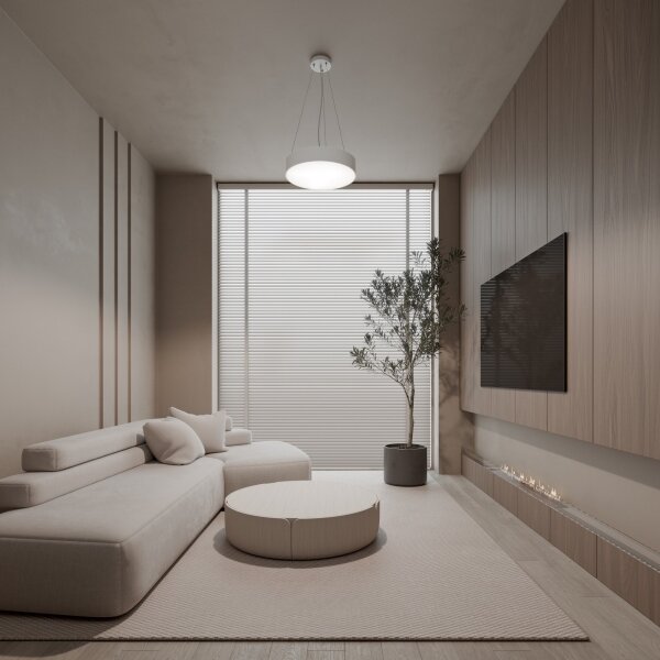 Luster na lanku CLEO 3xE27/24W/230V pr. 40 cm biela
