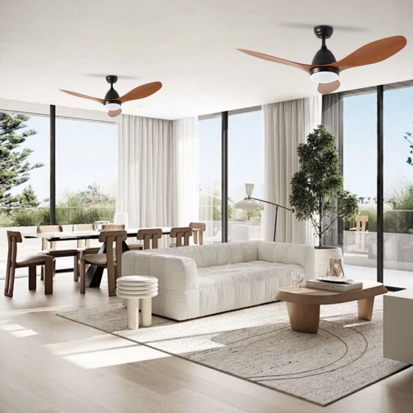 ZEVENTI - LED Stropný ventilátor MURO LED/18W/230V Wi-Fi Tuya + DO