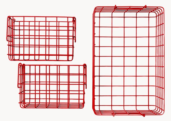 Kovové úložné košíky The Baskets, 3 ks