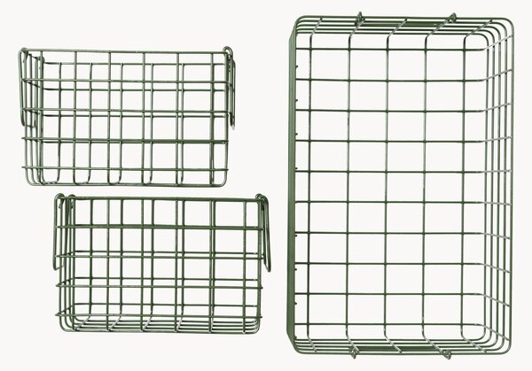 Kovové úložné košíky The Baskets, 3 ks