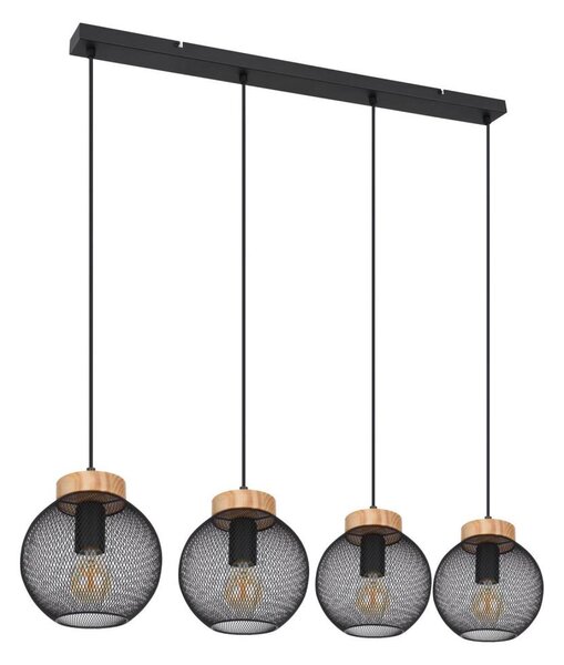 Globo 15663-4H - Závesný luster PABLO 4xE27/40W/230V