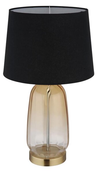 Globo 24142S - Stolná lampa CLASSY 1xE27/40W/230V čierna/hnedá