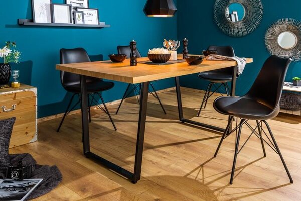 Invicta Interior - Dizajnový jedálenský stôl LOFT 140 cm dub, prírodný