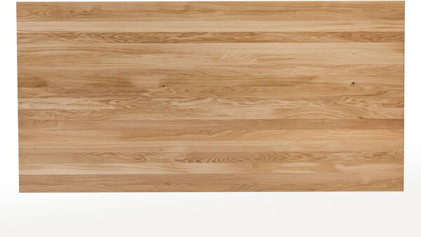 Jedálenský stôl Korund dub lakovaný (vrchná doska 4 cm) - 1400x900x40 mm