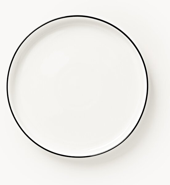 Porcelánové raňajkové taniere Facile, 2 ks