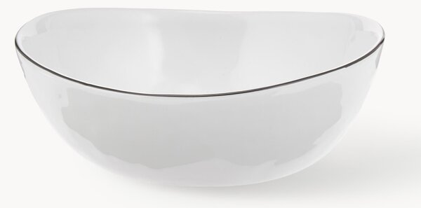 Ručne vyrobené misky z porcelánu Salt, 4 ks