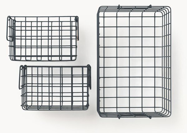 Kovové úložné košíky The Baskets, 3 ks