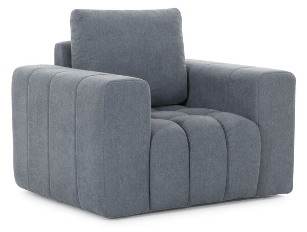 Rozkladacia sedacia súprava s úložným priestorom Losta 3+1+1 - tmavozelená