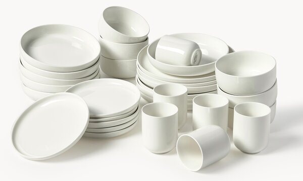 Porcelánová súprava riadu Nessa, 6 osôb, 30 ks