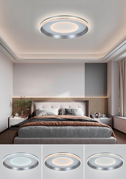 STROPNÉ LED SVIETIDLO, 50/9 cm Novel - Interiérové svietidlá