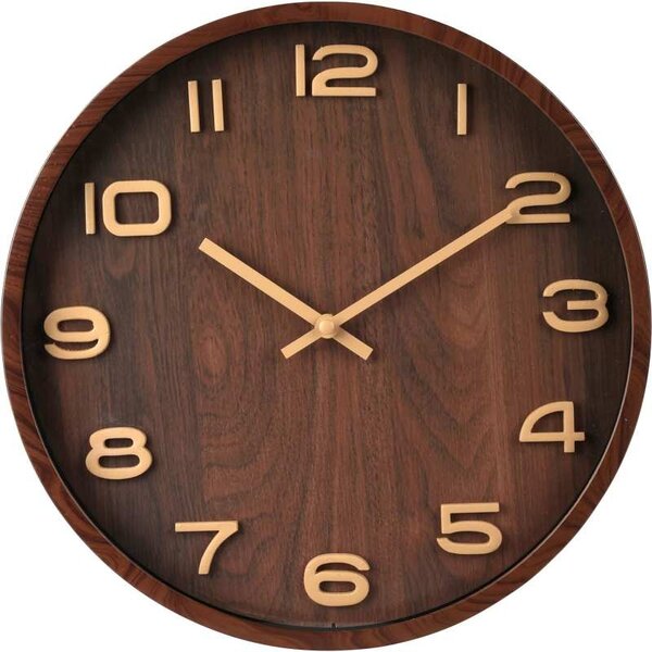 Nástenné hodiny 30 cm design dreva