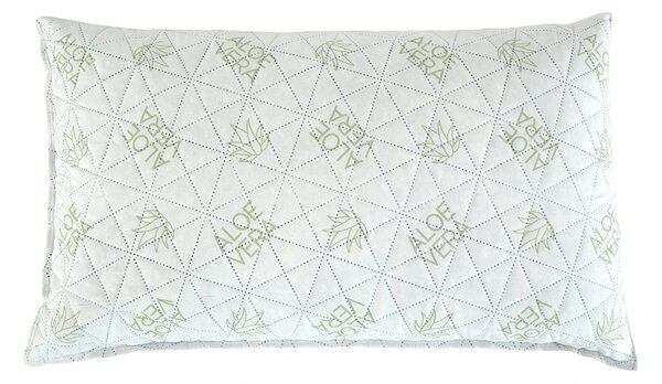 Anatomický vankúš VISCO LUXURY ALOE VERA 45x75 cm - ZIP taška