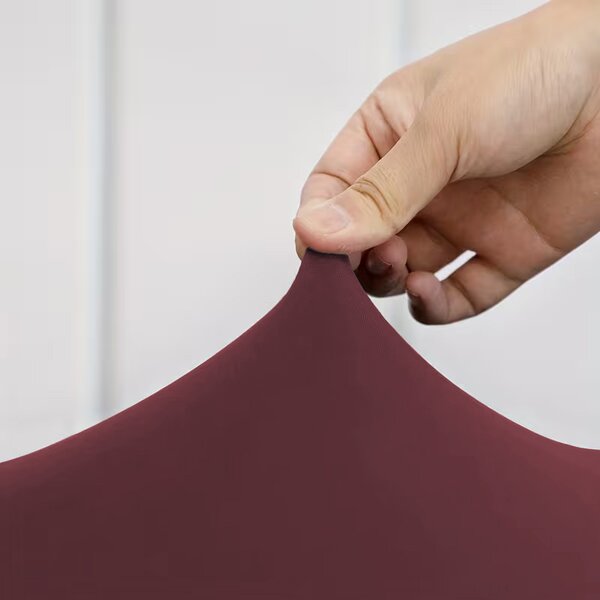 Poťah na stoličku JM hnedý (Elastický návlek stoličku, materiál polyester)