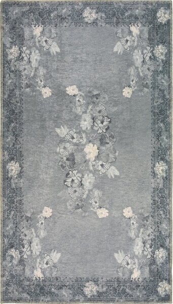 Sivý prateľný koberec behúň 200x80 cm - Vitaus