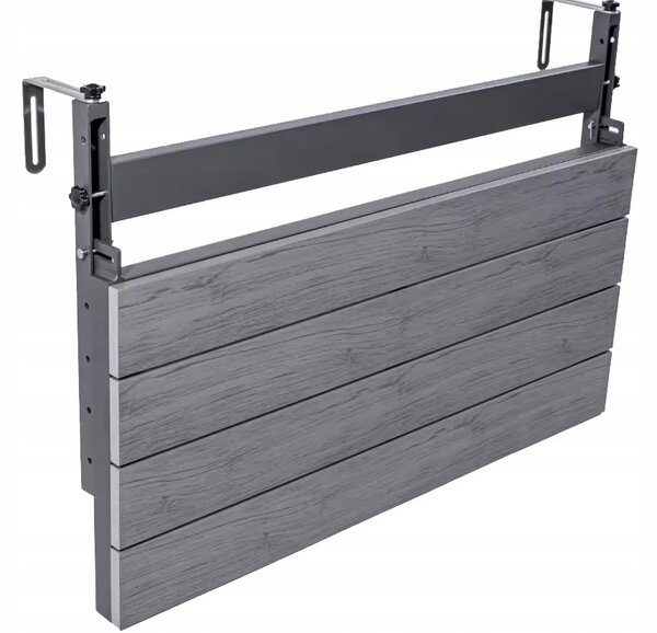 Závesný balkónový stolík na zábradlie