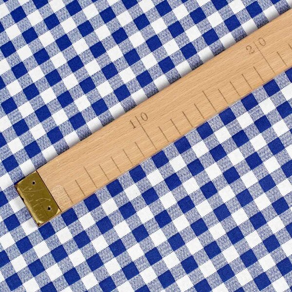 Biante Bavlnený obdĺžnikový obrus Sandra SA-057 Modro-biele kocky 50x100 cm