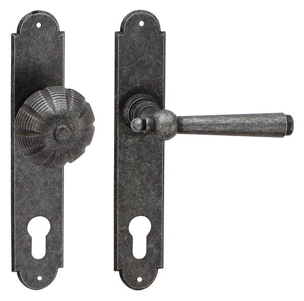 Dverné kovanie COBRA HAMBURG (K - kované), kľučka-kľučka, Otvor pre obyčajný kľúč BB, COBRA K (kované kovanie), 72 mm