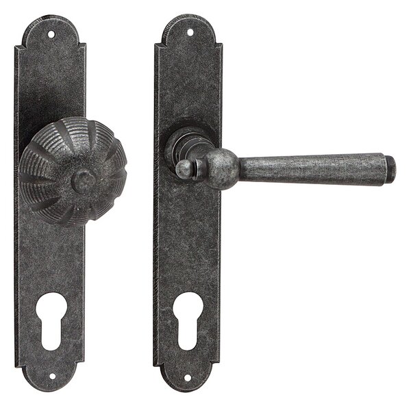 Dverné kovanie COBRA HAMBURG (K - kované), kľučka-kľučka, Otvor pre obyčajný kľúč BB, COBRA K (kované kovanie), 72 mm