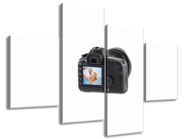 Gario 4-dielny obraz na plátne z Vašej fotografie 100x70cm Veľkosť: 120 x 80 cm