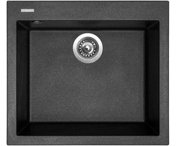 Granitový drez Sinks Cube 560 Metalblack