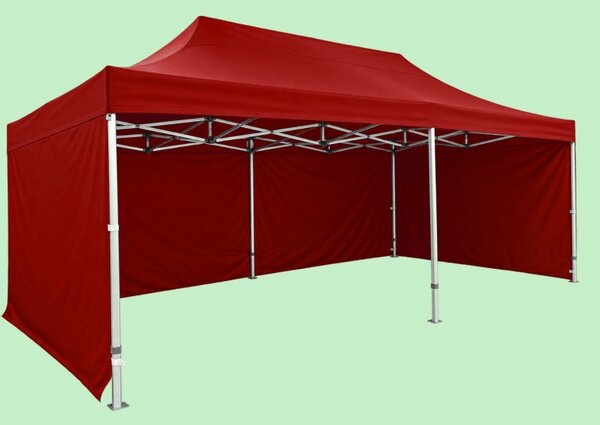 Párty stan 8x4 Profi hexa, Červená