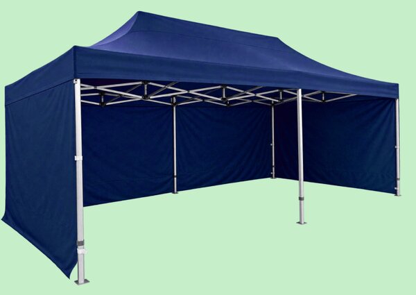 Párty stan 8x4 Profi hexa, Modrá