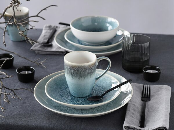KOMBINOVANÝ SERVIS, 8-dielne, kamenina Creatable - Online Only bytové doplnky, Online Only