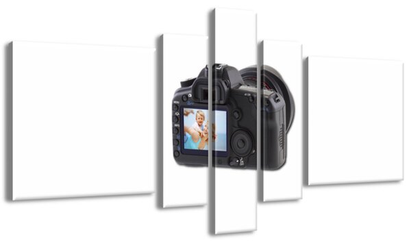 Gario 5-dielny obraz na plátne z Vašej fotografie Veľkosť: 160 x 80 cm