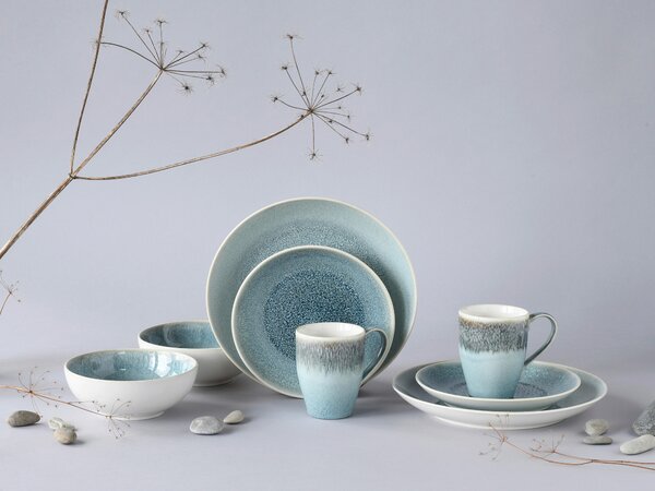 KOMBINOVANÝ SERVIS, 8-dielne, kamenina Creatable - Online Only bytové doplnky, Online Only