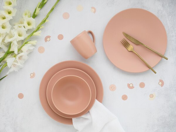 KOMBINOVANÝ SERVIS, 16-dielne, kamenina Creatable - Online Only bytové doplnky, Online Only
