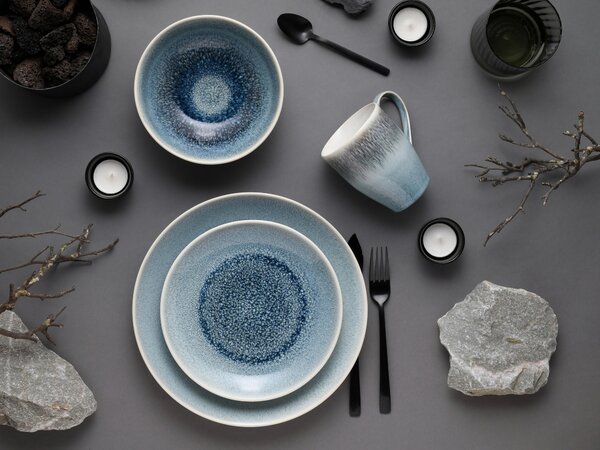 KOMBINOVANÝ SERVIS, 8-dielne, kamenina Creatable - Online Only bytové doplnky, Online Only