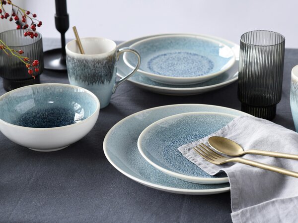KOMBINOVANÝ SERVIS, 8-dielne, kamenina Creatable - Online Only bytové doplnky, Online Only