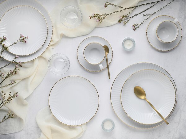 KOMBINOVANÝ SERVIS, 30-dielne, porcelán Creatable - Online Only bytové doplnky, Online Only
