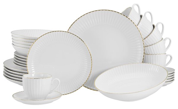 KOMBINOVANÝ SERVIS, 30-dielne, porcelán Creatable - Online Only bytové doplnky, Online Only